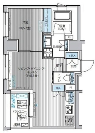 ロディア日本橋茅場町の物件間取画像